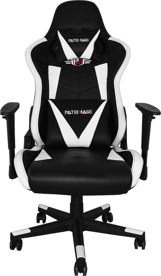 Fotel Patiomage czarno-biały