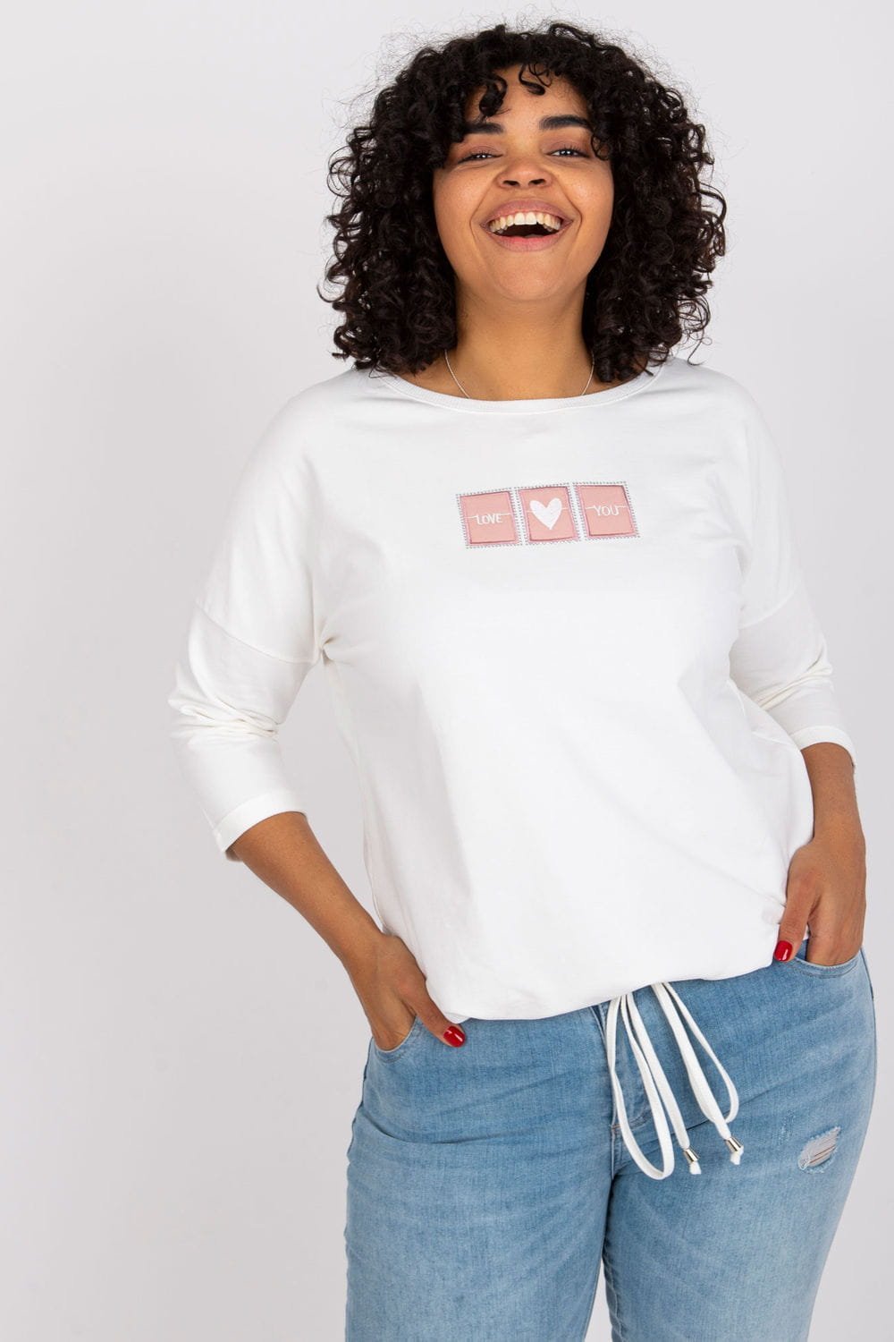 RELEVANCE Bluzka Model RV-BZ-7499.72P Ecru