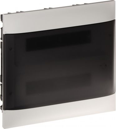 Legrand Rozdzielnica modułowa podtynkowa PRACTIBOX S 2x18 drzwi przezroczyste 137377