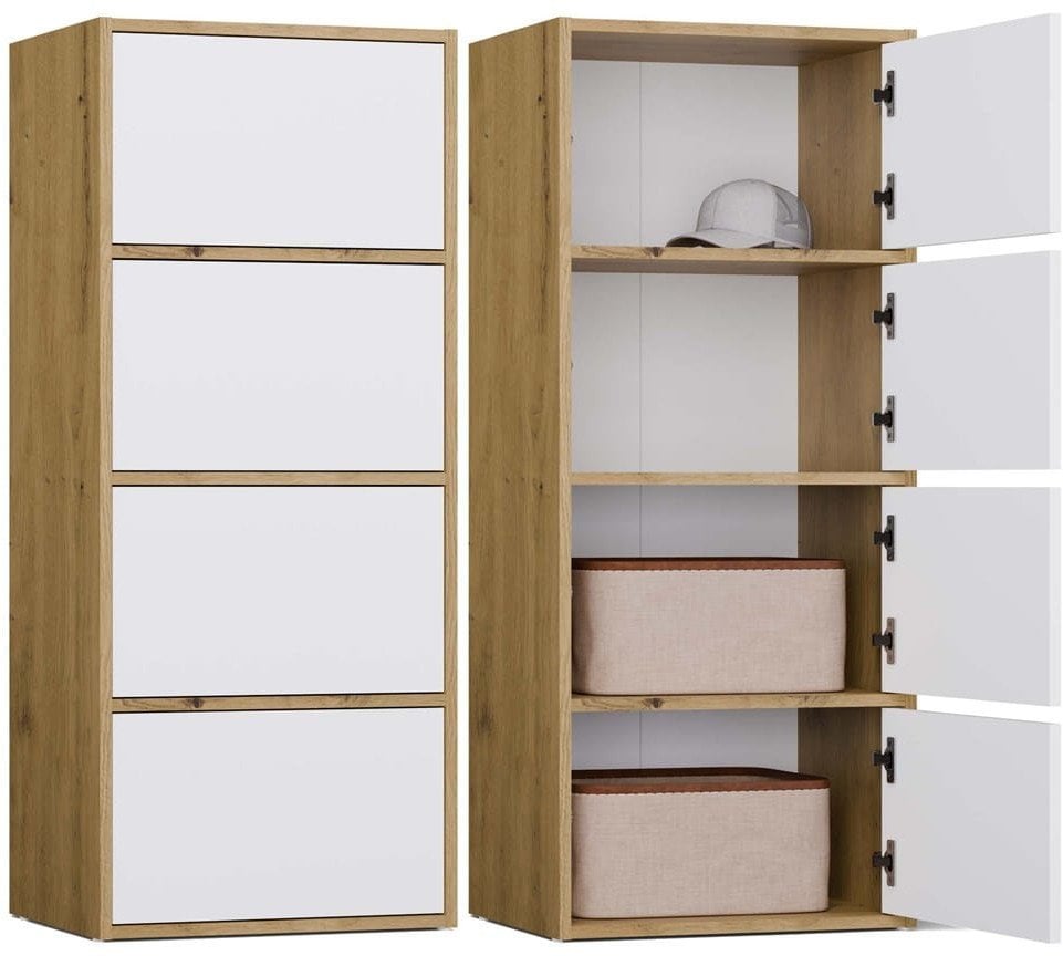 Komoda ALMA Front BIEL Korpus DĄB ARTISAN