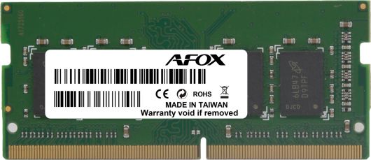 Pamięć do laptopa AFOX SODIMM, DDR3, 4 GB, 1600 MHz, (AFSD34BN1P)
