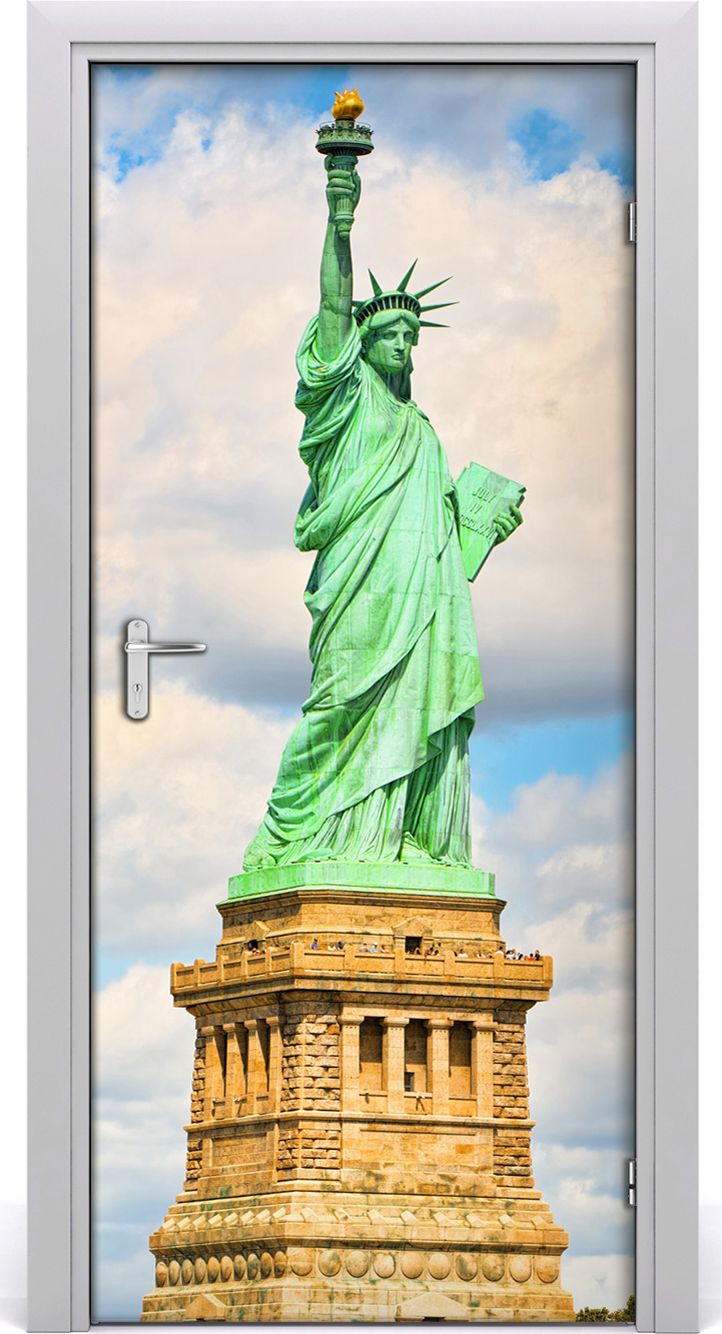 Tulup Fototapeta samoprzylepna na drzwi 95 x 205 cm Statuła Wolności