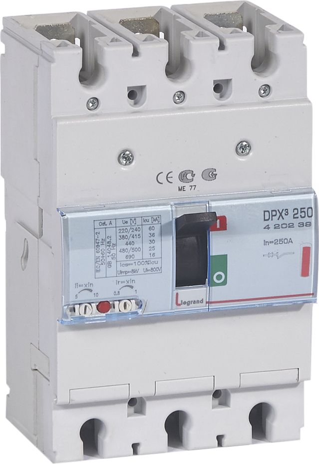 Legrand Wyłączniki mocy 3P 250A 36kA DPX3 250 (420239)