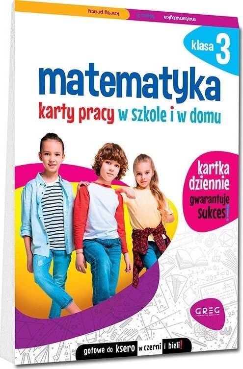 Matematyka SP 3 Karty pracy w szkole i w domu