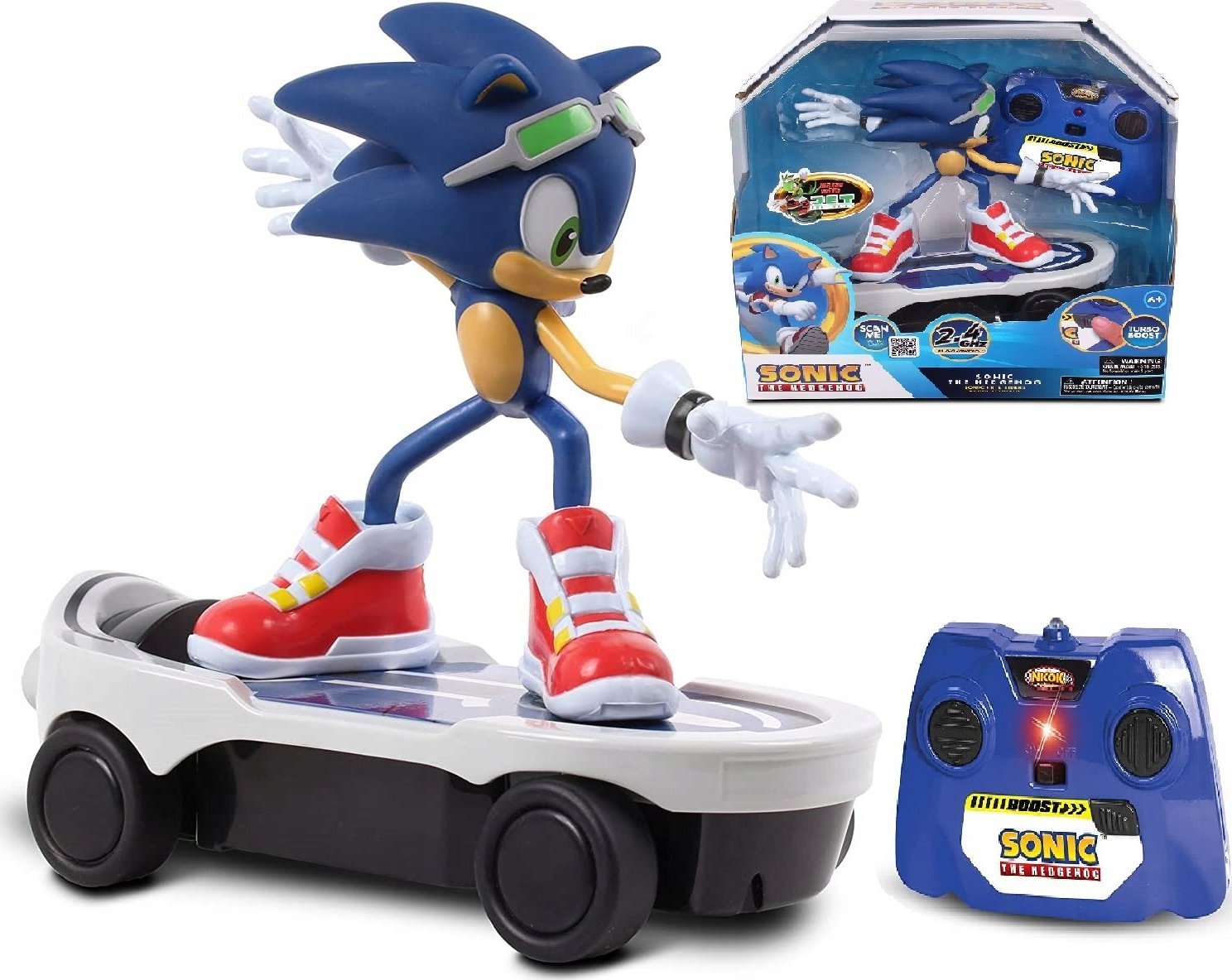 Figurka Jakks sonic the hedgehog auto super szybkie figurka