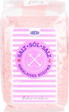 Jantar SÓL HIMALAJSKA ROŻOWA DROBNO MIELONA 600 g - JANTAR