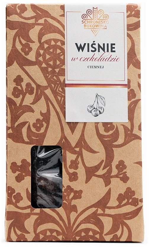 Schronisko Bukowina Wiśnie w gorzkiej czekoladzie 100g -