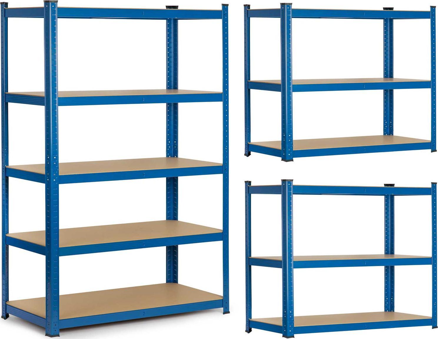 Humberg Regał metalowy magazynowy 150x75x30 (4842)