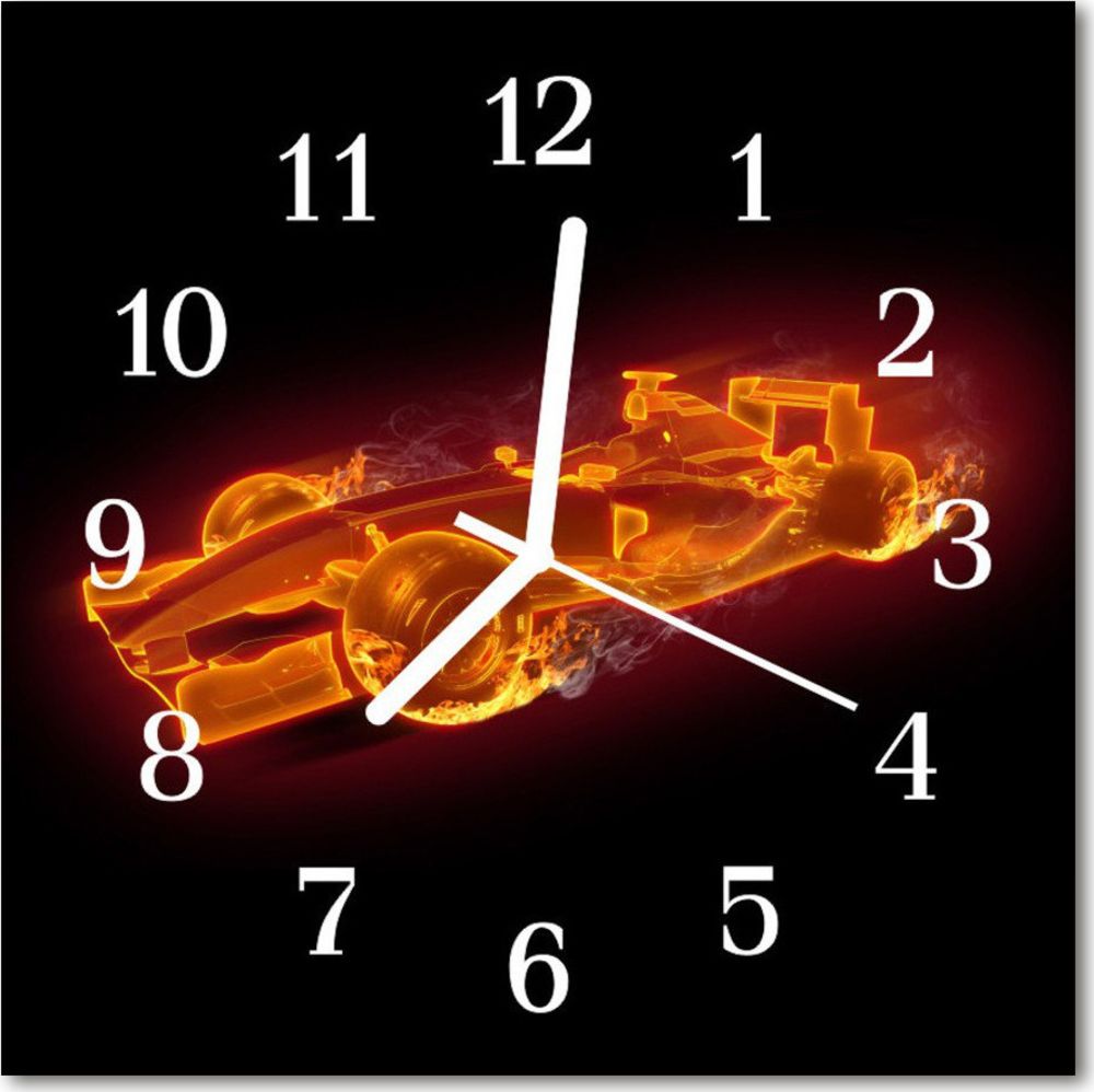 Tulup Zegar ścienny kwadrat Samochód