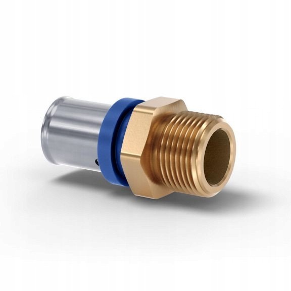 PEX złączka 32 x 1 gwint zewnętrzny GZ zaciskowa uniwers Radopress Pipelife