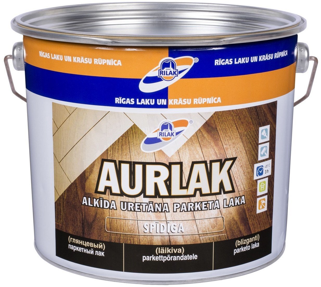 Rilak FLOOR VARNISH AURLAK 2,7L GLOSSI
