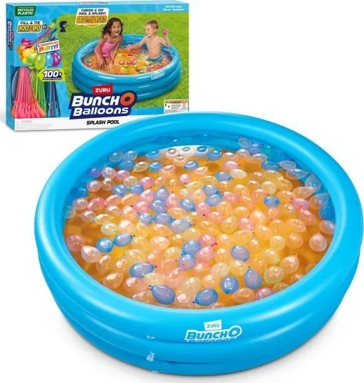 Zuru Bunch O Balloons Splash Pool med Tropical Party med over 100 selvlukkende vandballoner til at fylde hurtigt