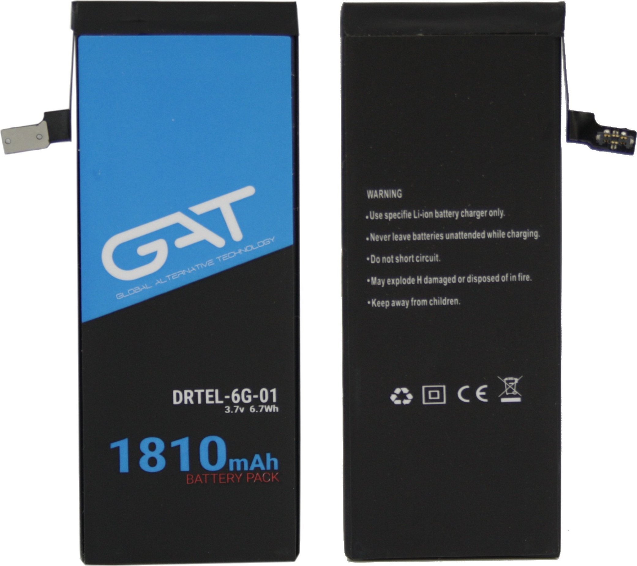 Bateria GAT BATERIA DO APPLE IPHONE 6 6G 1810MAH + A1586 A1549