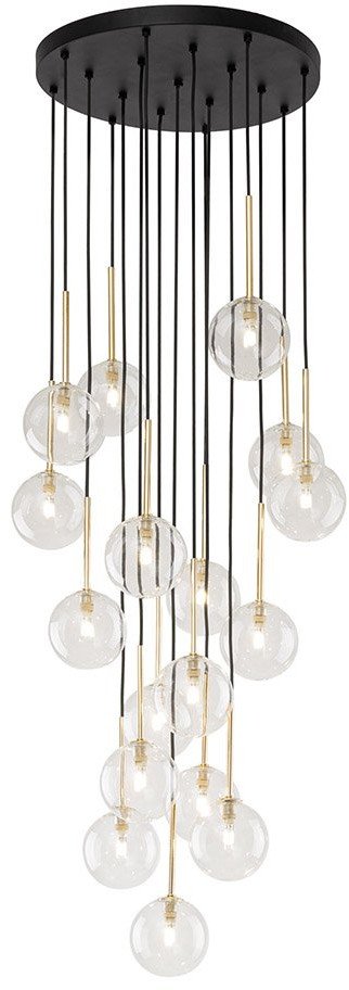 Lampa wisząca NILOS BLACK/GOLD 5945 TK Lighting