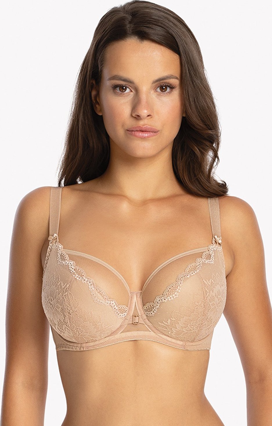 Gaia Gaia 1110 Iris beżowy 65K Biustonosz półusztywniany