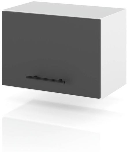 Szafka Kuchenna Wisząca Okapowa Modulowa 50cm Spremium Szary Połysk