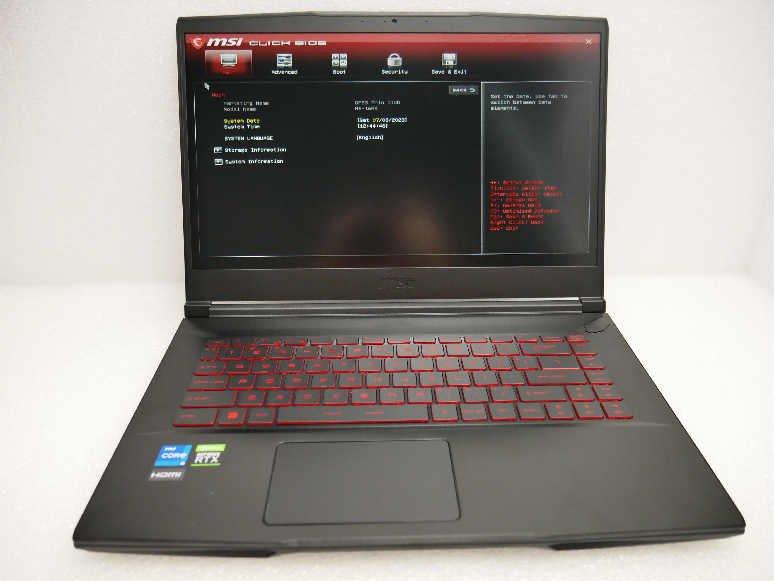 Laptop MSI GF63 Thin 11UD-213XPL [outlet]