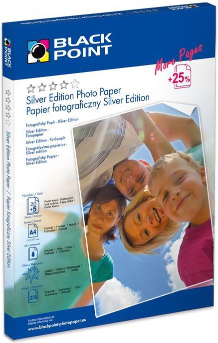 Black Point Papier fotograficzny do drukarki A4 (PFA4G230A)