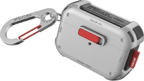 Skinarma etui Mecha AirPods Pro 2 chrome