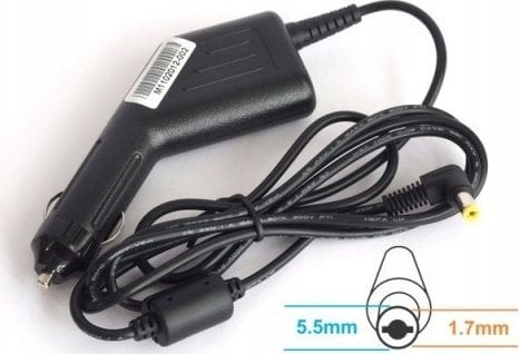 Zasilacz do laptopa Energy4U Energy4U CA06 19V / 1.58A (5.5x1.7mm) 31W, zasilacz samochodowy do notebooka Acer Aspire One, Dell Mini