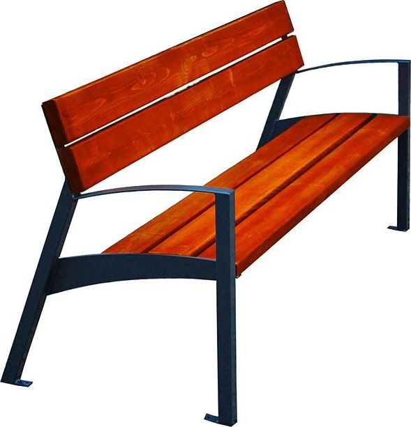 Elior Ławka parkowa Chess 2X 150 cm - 84 kolory Dąb Rustykalny