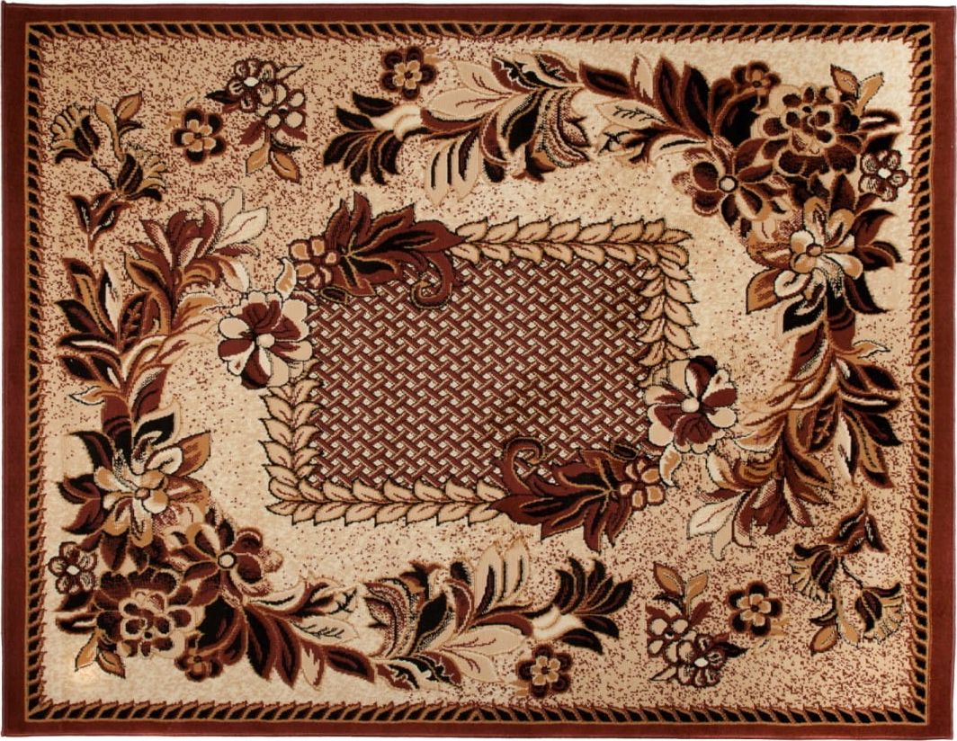 Carpetpol 7192B LIGHT BEIGE ATLAS PP BROWN (2.50*3.00)