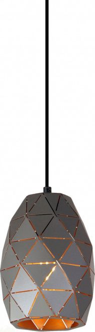 Lampa wisząca Italux Lampa wisząca antracytowa nowoczesna Italux HARLEY MDM-3480/1 GR+GD