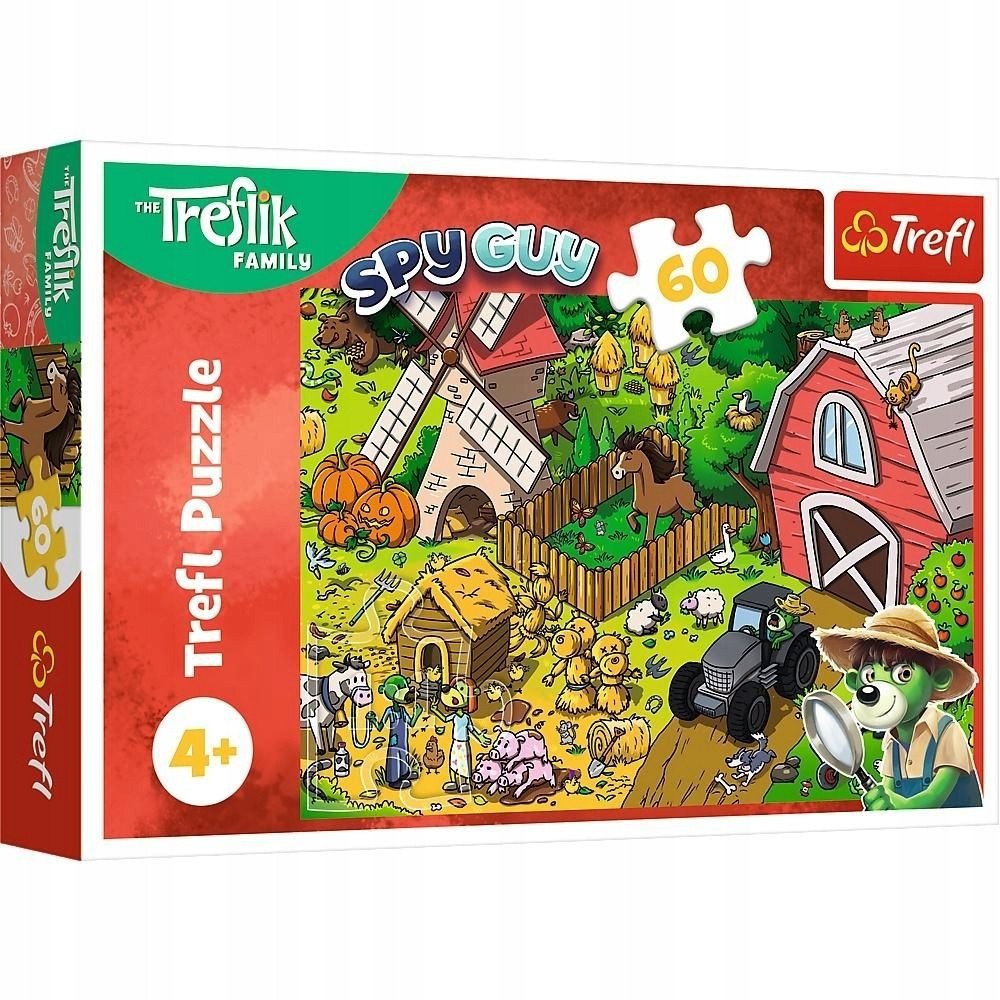 Trefl Puzzle Trefliki na farmie 60 elementów
