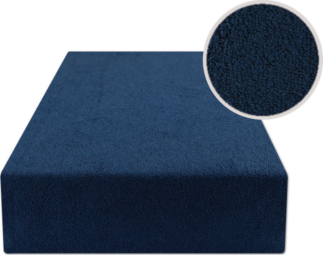 estilex Prześcieradło Z Gumką 120X200 Frotte Granat