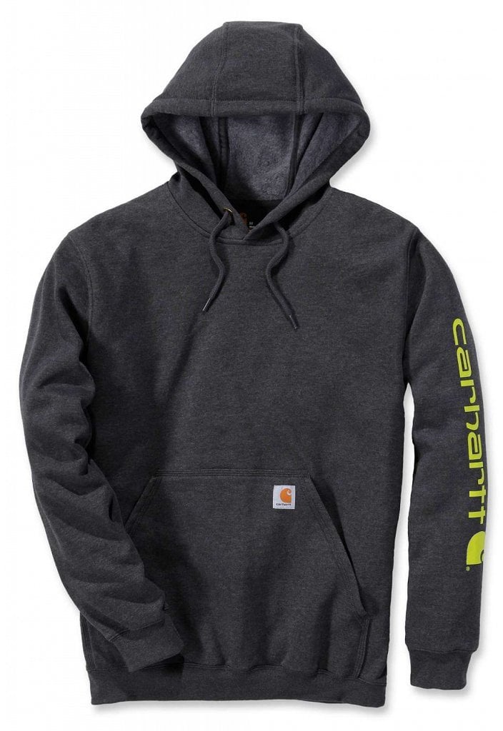 Bluza Carhartt Mid Signature Sleeve Logo Carbon