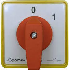 Spamel Łącznik krzywkowy 0-1 4P 63A na szynę (SK63-2.8210\BS04)