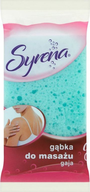 Gąbka kąpielowa SYRENA Gaja, zielona