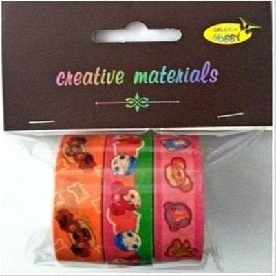 Taśmy samoprzylepne postacie 15mm 3szt