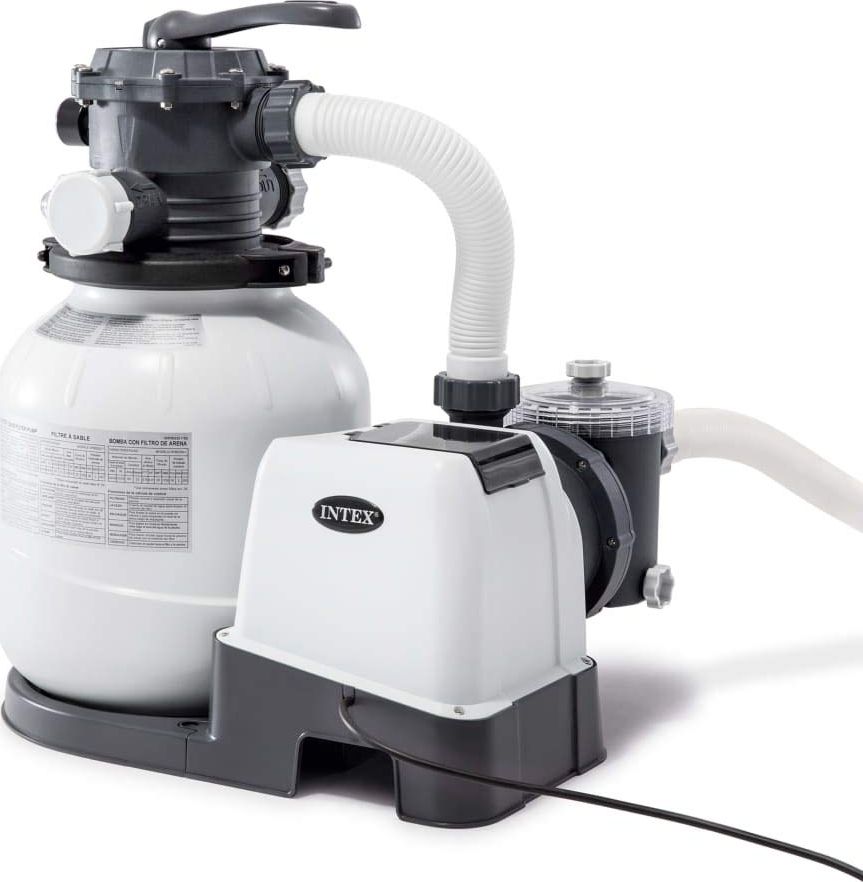 Intex Intex Krystal Clear sand filter SF80220RC, water filter (dark grey / grey, 370 watts)