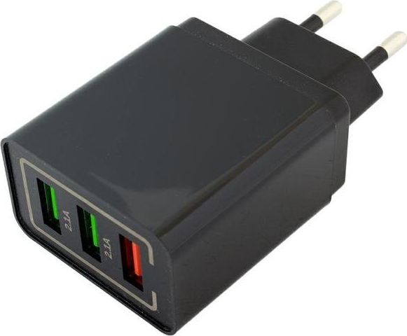 Ładowarka GeTech PLP37C 3x USB-A 2.4 A (PLP37C)