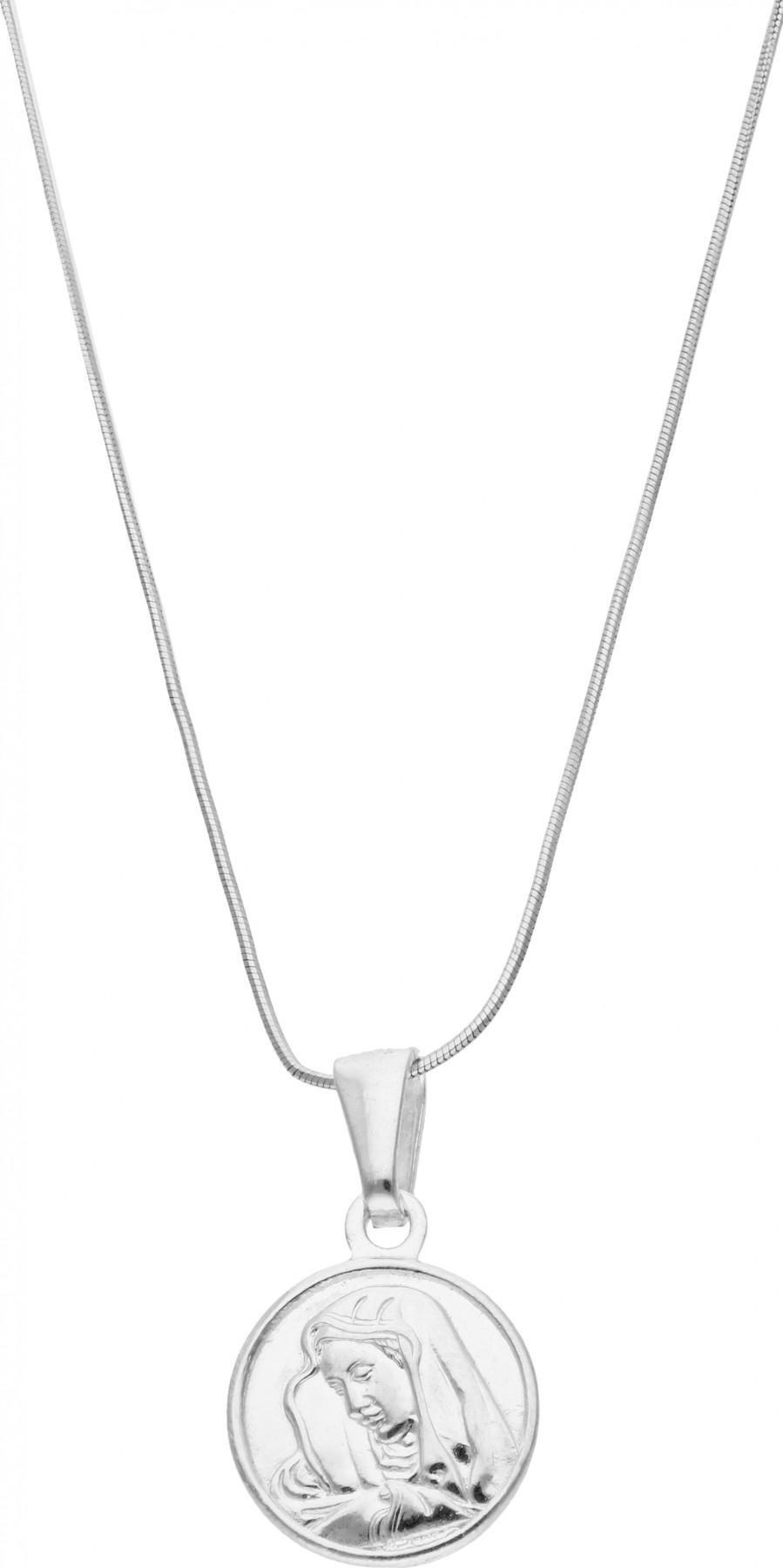 Rosanto Srebrny medalik z Matką Boską 925