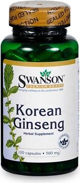 Swanson Ginseng Korean żeń-szeń - 100 kapsułek