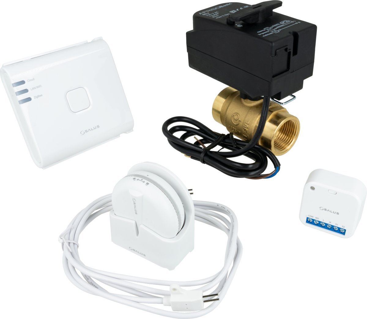 SALUS zestaw przeciwzalaniowy - system bezprzewodowej detekcji wycieku Salus: UG80, SR600, WLS600, BEV 213