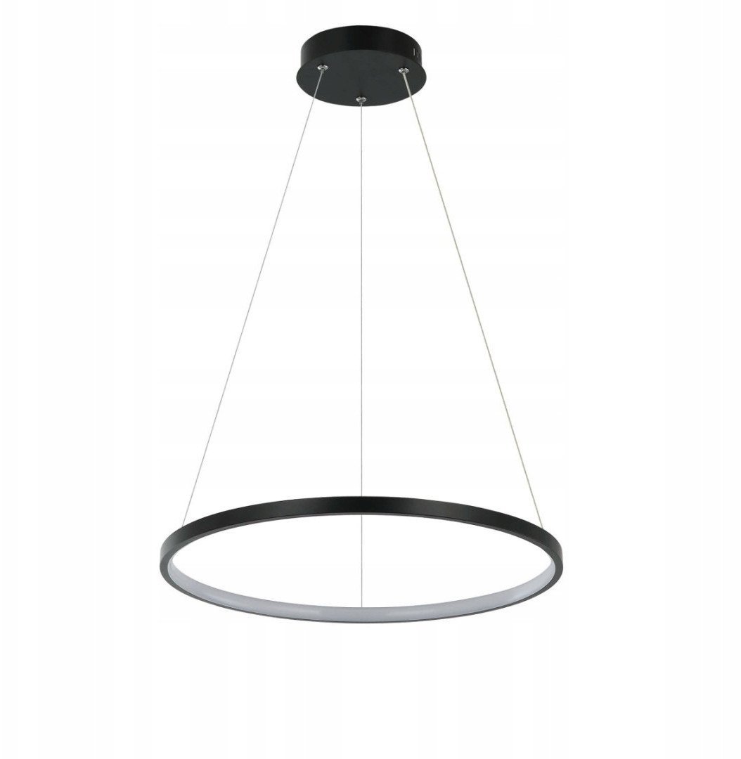 Light Prestige Ring LP-909/1P S BK CCT lampa wisząca zwis 1x22W LED CCT 3000-4000-6000K czarna/biała
