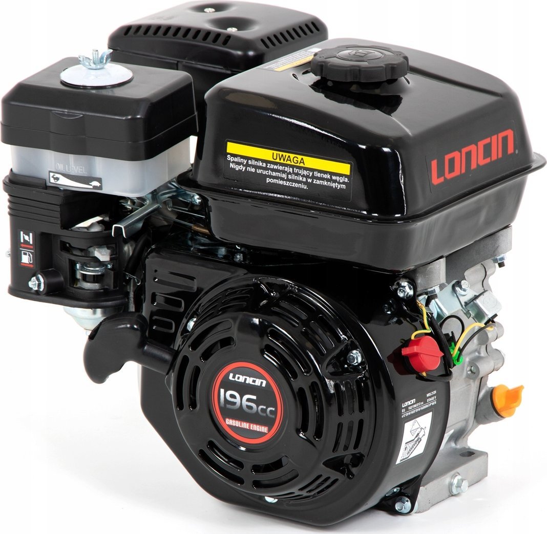 Loncin SILNIK LONCIN G200F-A-M SPALINOWY BENZYNOWY 6.5 KM WAŁ 20 mm LONCIN G200 FAM MOTOR HONDA GX160 ,GX200, B&S , BRIGGS& STRATTON - OFICJALNY DYSTR