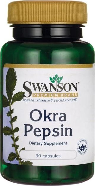 Swanson Swanson - Okra Pepsin - 90 caps
