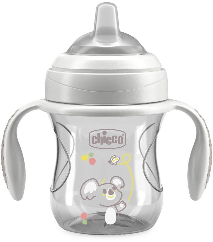CHICCO-691135-PIERWSZY KUBEK TRENINGOWY Z MIĘKKIM USTNIKIEM