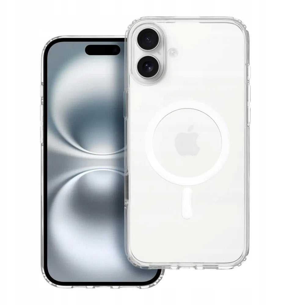 Futerał nieżółknący Clear Elite Mag Cover kompatybilny z MagSafe i Camera Control button pasuje do IPHONE 16 PLUS transparent