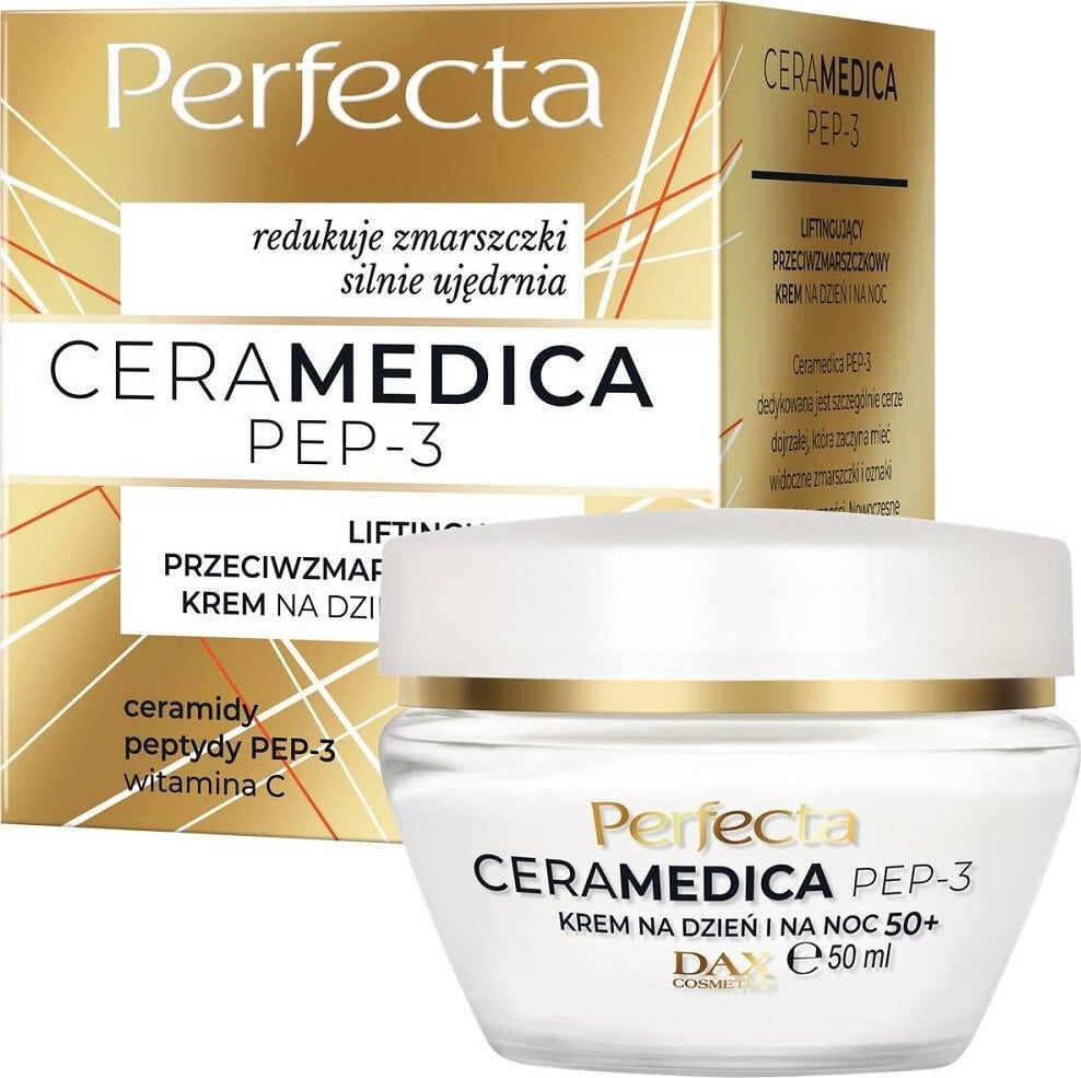 Perfecta Ceramedica Pep-3 krem na dzień i na no 50ml