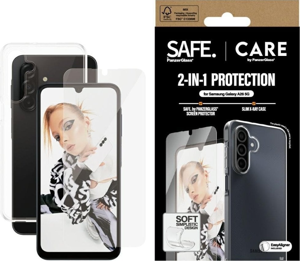 PanzerGlass Zestaw ochronny CARE by Fashion 2w1 Etui+Szkło do Samsung Galaxy A26 5G
