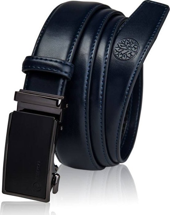 Betlewski Skórzany pasek BETLEWSKI C30-GU granatowy 105