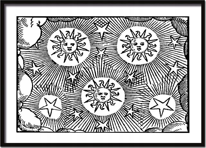 E-druk OBRAZ PLAKAT W RAMIE 33x43 cm Słońca Poziom P798