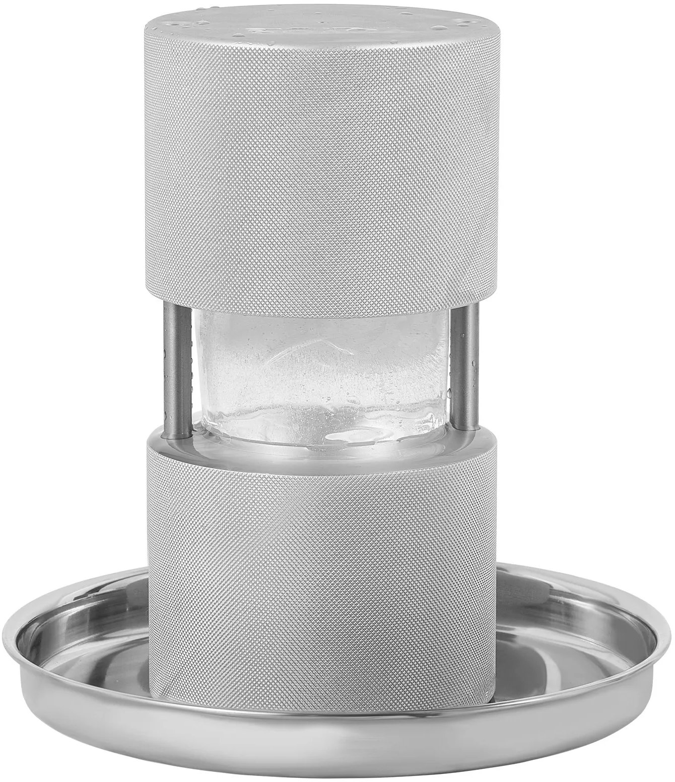 Prasa do kul lodowych 60mm aluminiowa z akcesoriami do drinków