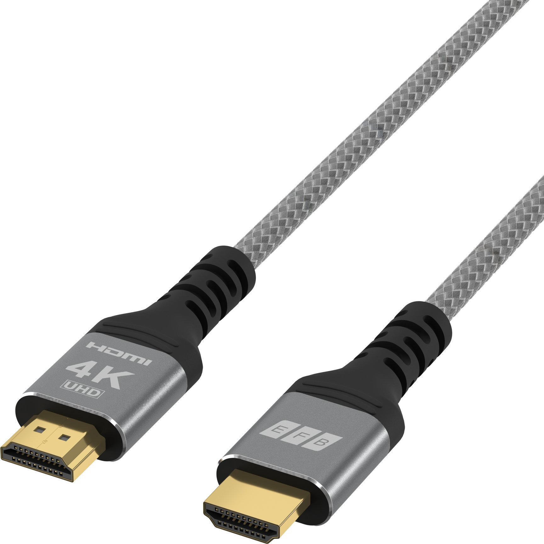 EFB Elektronik HDMI-20-00003 kabel HDMI 2 m HDMI Typu A (Standard) Szary