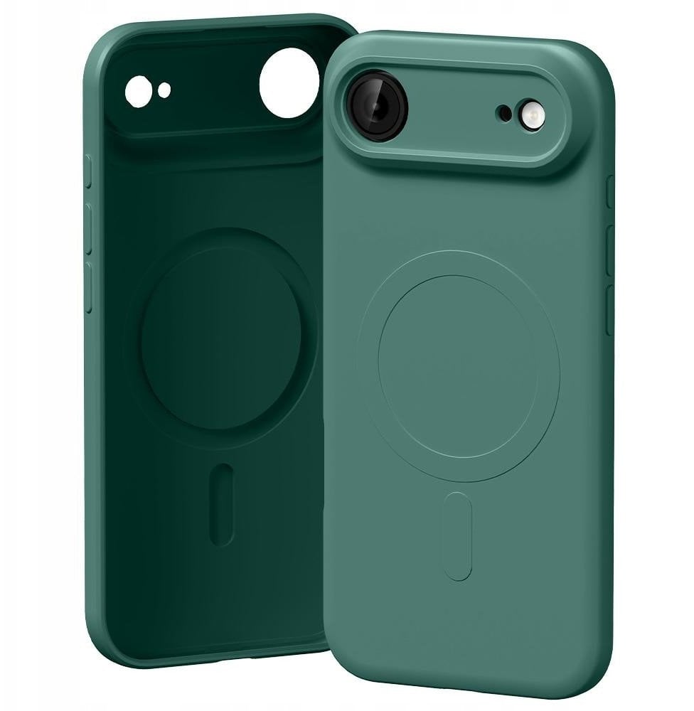 Etui Mercury Semi-Silicone MagSafe do iPhone 17 Air zielony